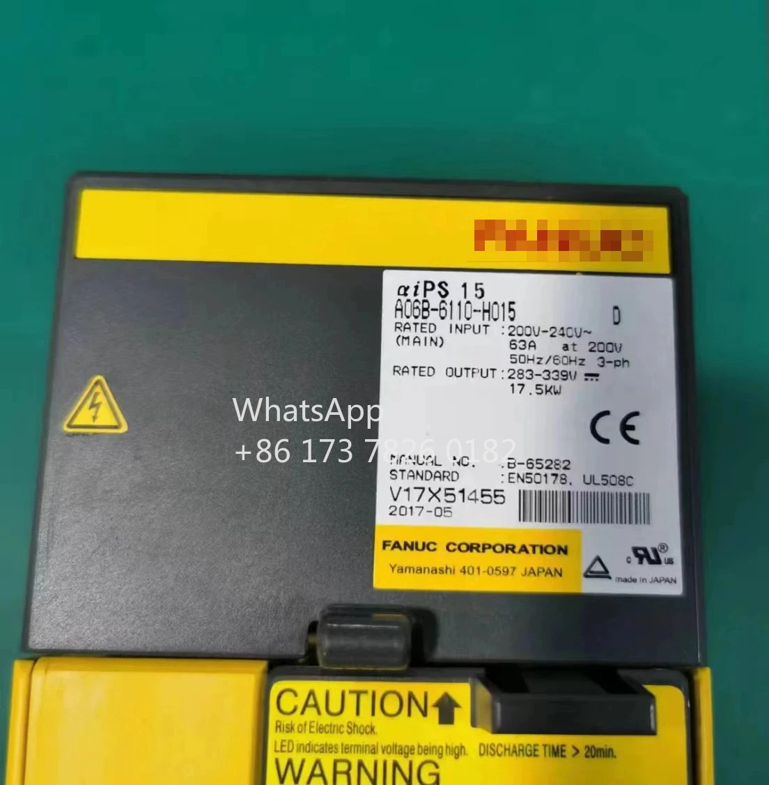 A06B-6110-H015 리퍼 드라이브 작동 기능 OK