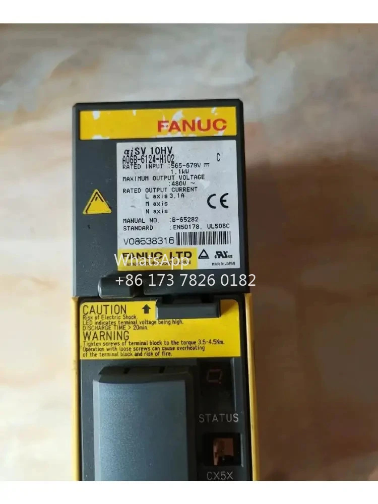 A06B-6124-H202 리퍼 드라이브 작동 기능 OK
