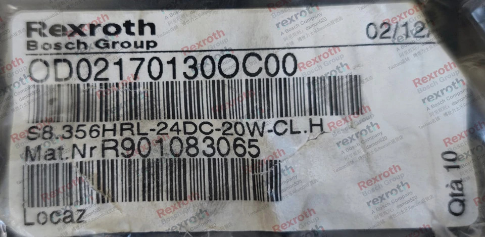 Rexroth CLASS H 코일 R901083065 S8-356 24VDC