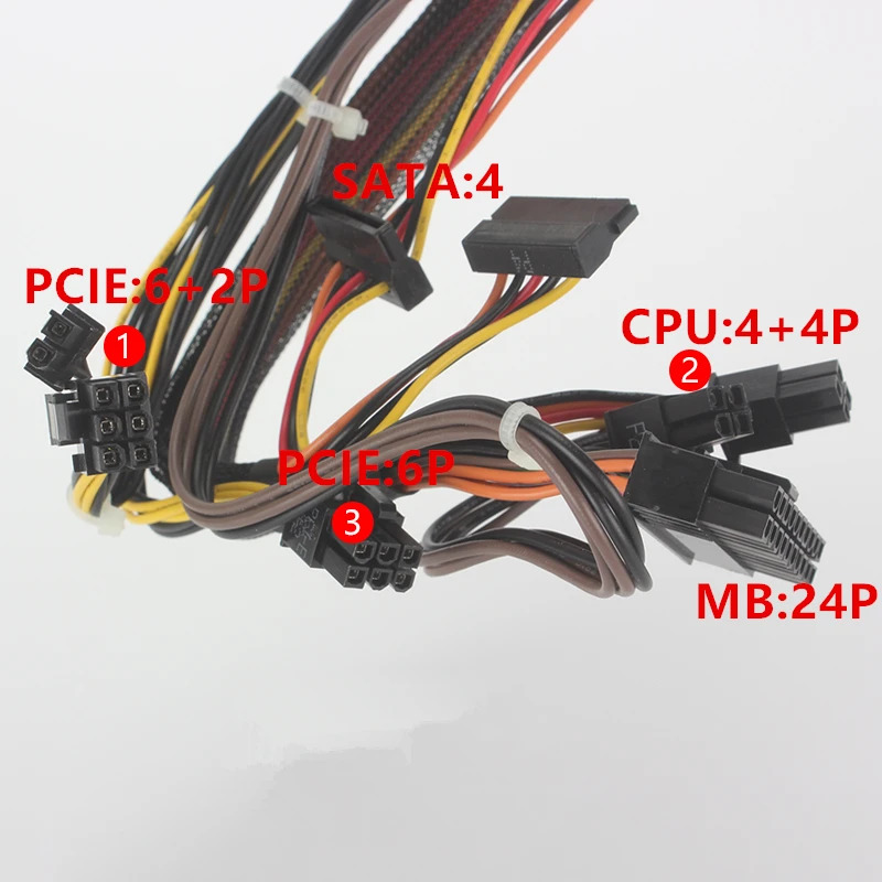 AcBel 6 8p 비디오 카드 전원공급장치 400W PCD023 PSU 신