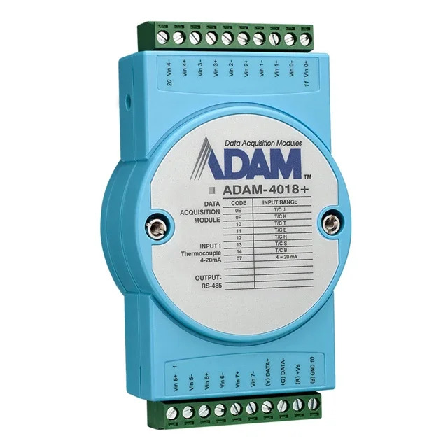Advantech ADAM-4018 8 열전대 입력모듈 지지대 4 20mA