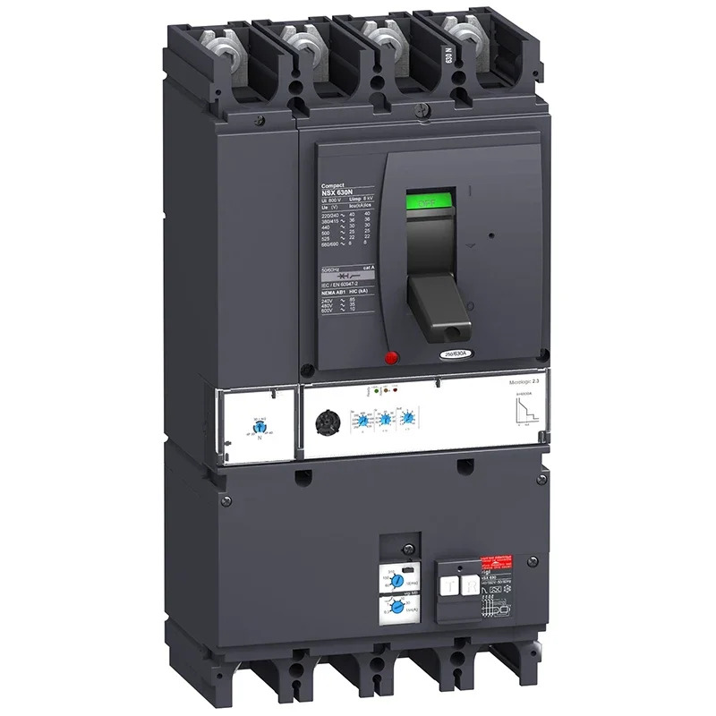 몰드 케이스 회로차단기 MCCB Vigi MB NSX630N Micrologic 2.3 630A 4p4d 50kA LV432934