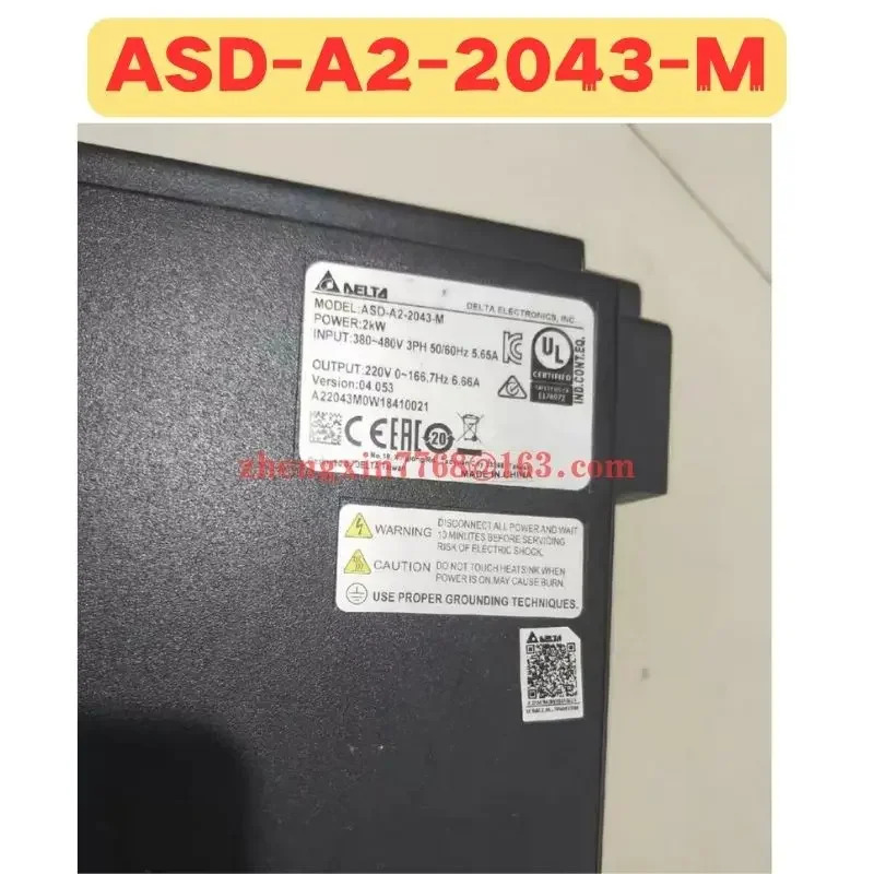 리퍼 서보 드라이브 ASD-A2-2043-M ASD A2 2043 M 정상 기능 완료