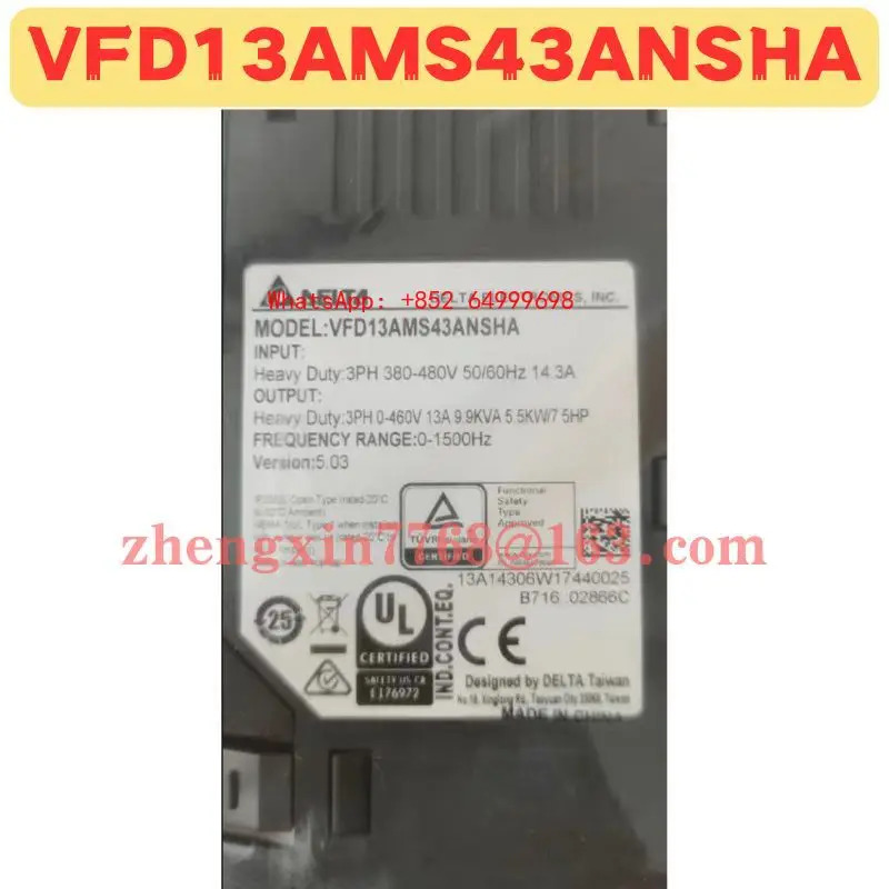 오리지널 주파수 변환기 VFD13AMS호환43ANSHA