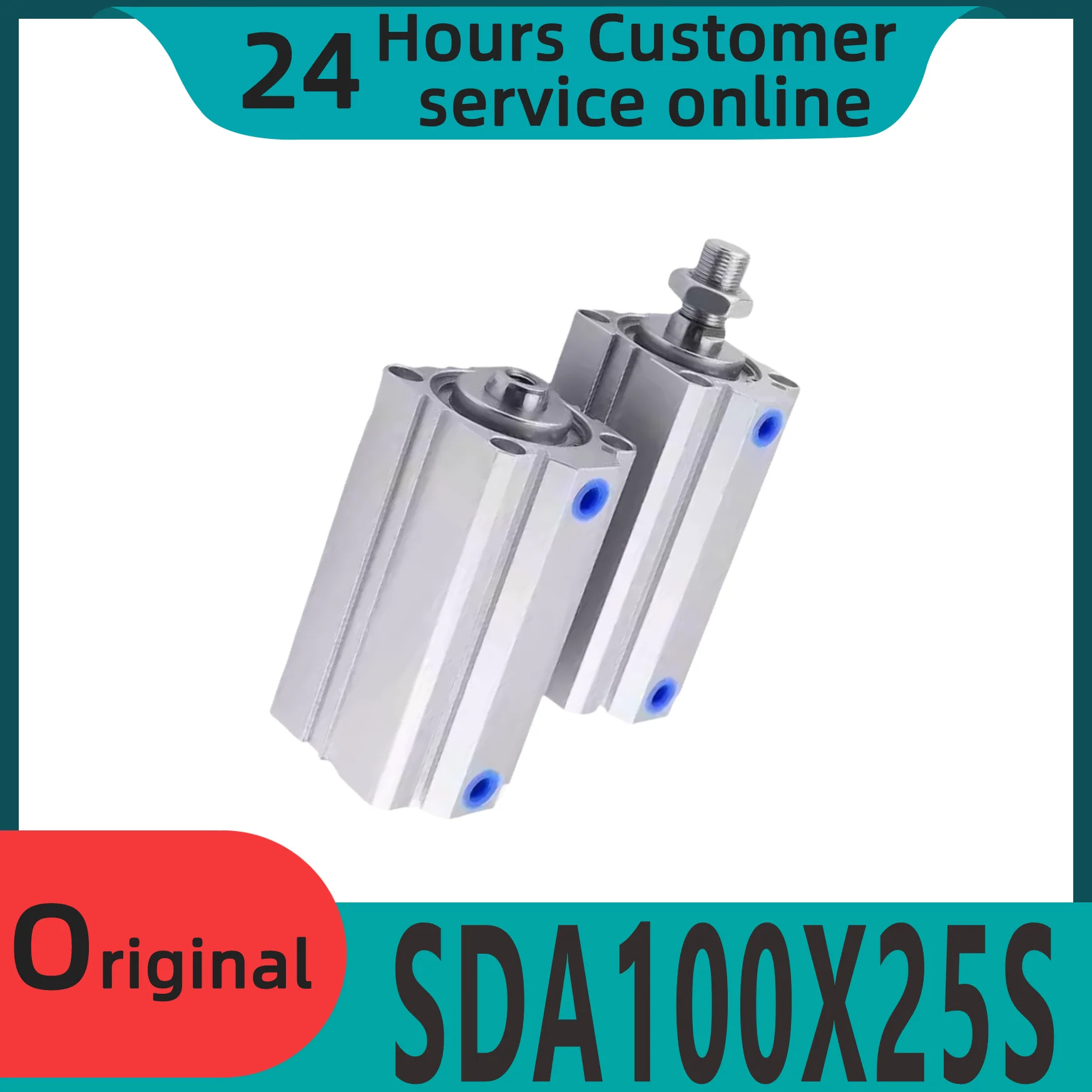오리지널 실린더 SDA100X25S SDA100X30S SDA100X35S SDA100X40S SDA100X45S SDA100X50S 신