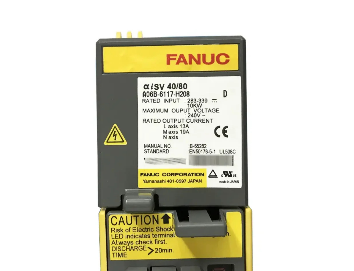 A06B-6117-H208 CNC 컨트롤러Fanuc 서보 증폭기는 Ok A06B6117H208을 리퍼했습니다.