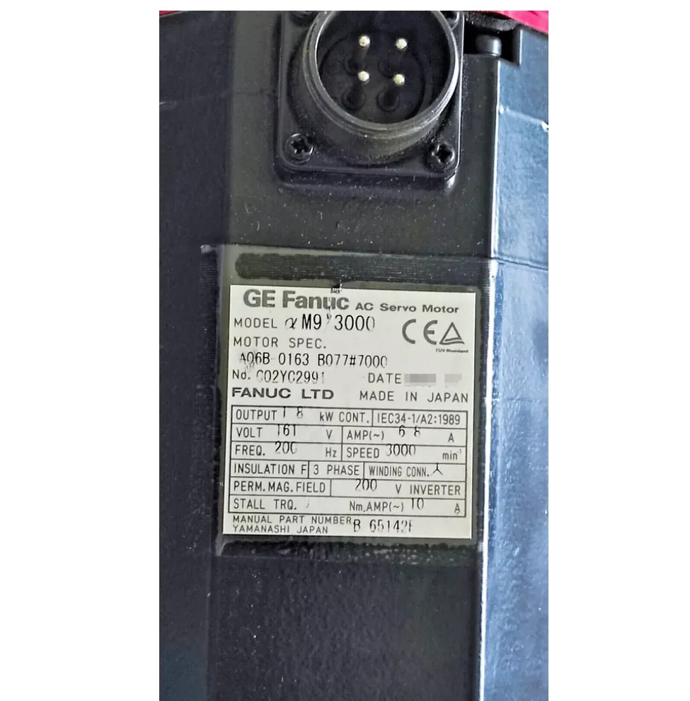 A06B-0163-B077 Fanuc 서보모터 Ok A06B 0163 B077 리퍼 완료