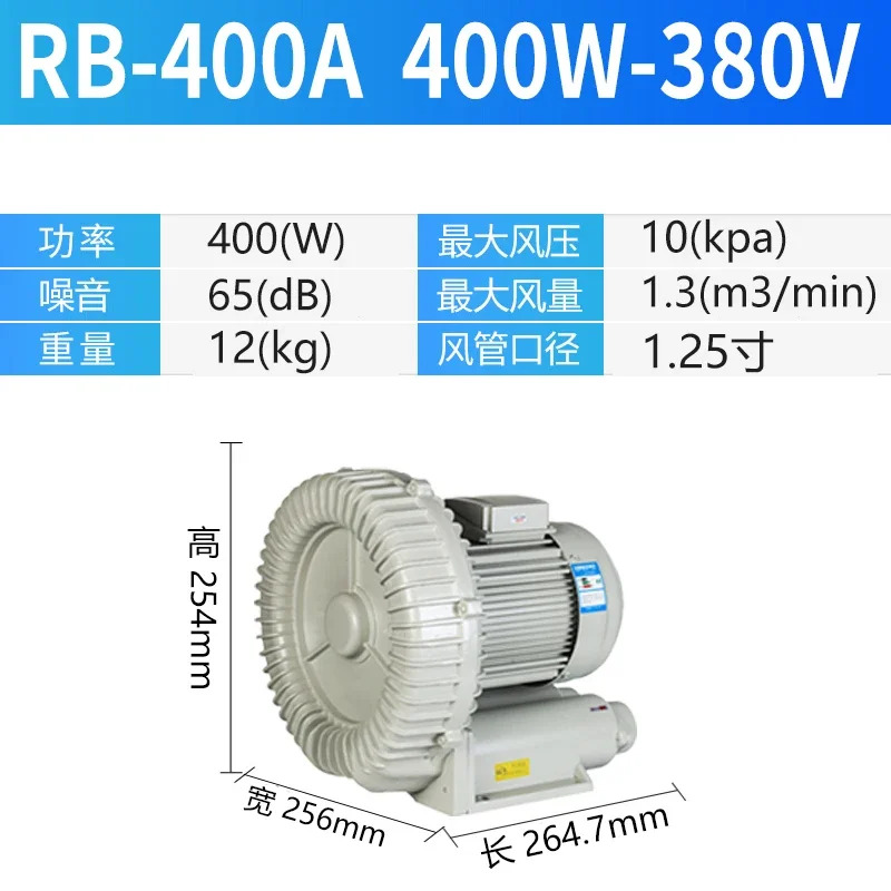 RB-750A/022/033/055/077/1010 고압팬 내열방폭형 환형 송풍기