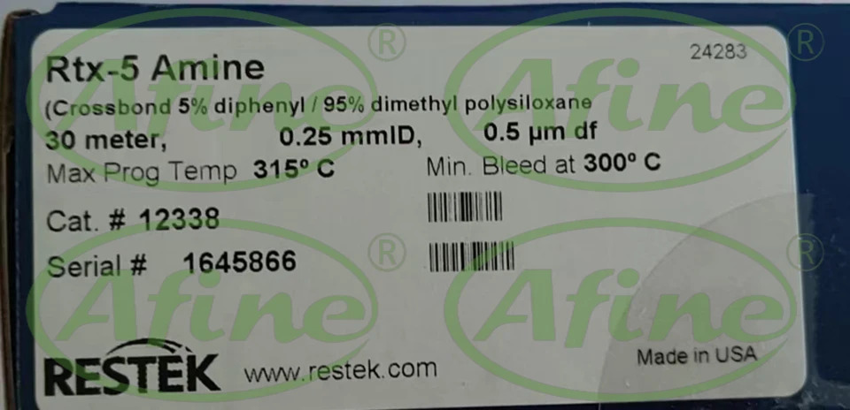 AFINE Restek 필름 럼 12338 Rtx-5 30m x 0.25mm ID 0.50m