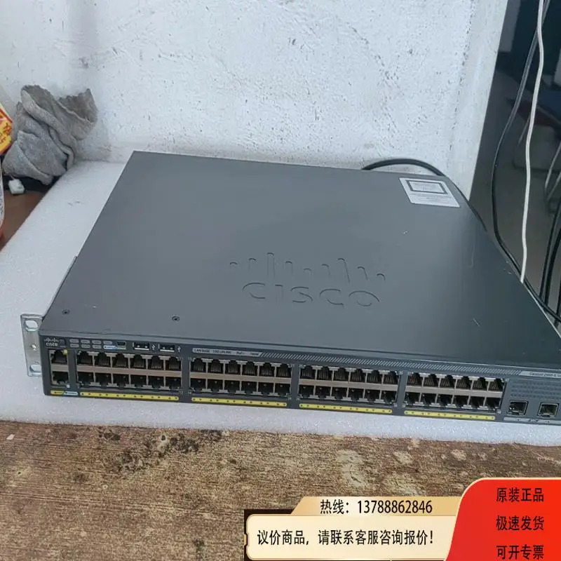 WS-C2960X-48FPD-L 풀 기가비트 Poe 전원공급장치 AC