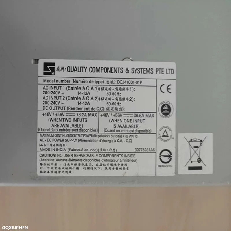 JUNIPER MX960-4100-AC-S-F DCJ41001-01P리퍼 전원공급장치