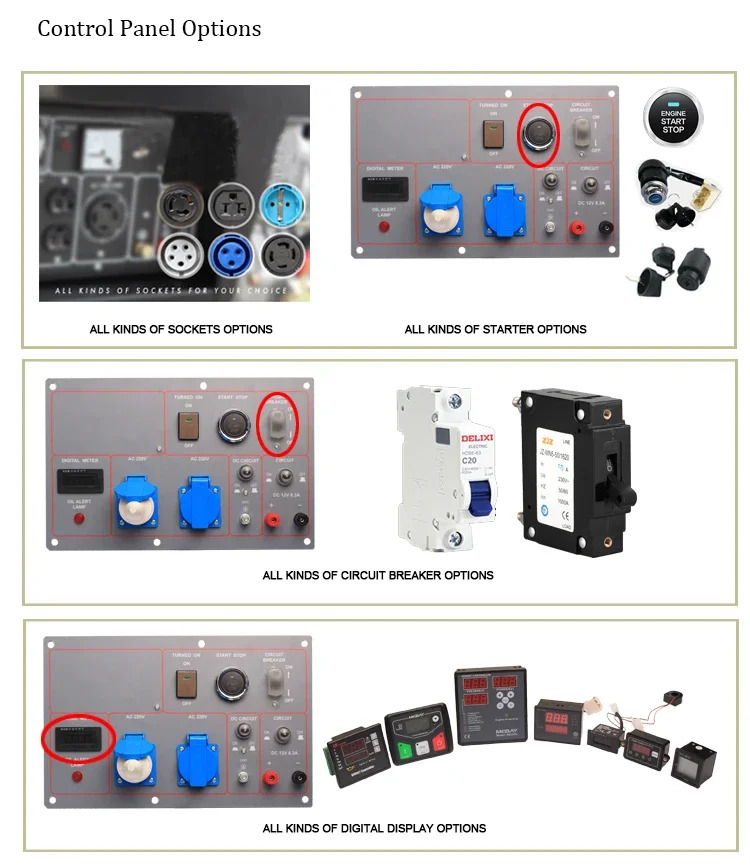 무소음 휴대디젤 전기 발전기 디젤 3kw 4kw 5kw 6kw