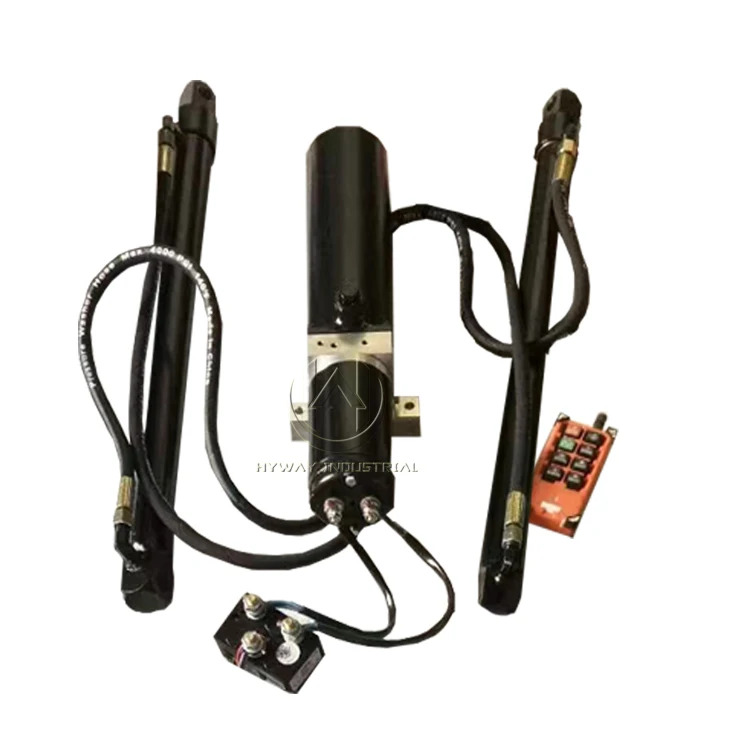 산업헤비 듀티 전기 유압 선형 액추에이터 센서 실린더 푸시 로드 8000N-60000N 800W 24V i 100mm