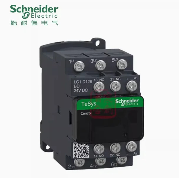 SCHNEIDER DC 접촉기 LC1D126BDC 코일 전압 DC24V LAD4TBDL 전용