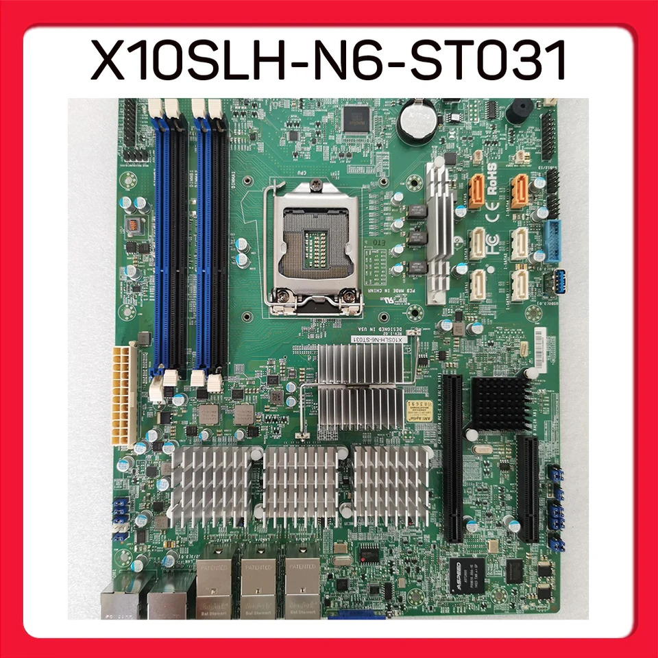 슈퍼마이크로 서버 마더보드X10SLH-N6-ST031