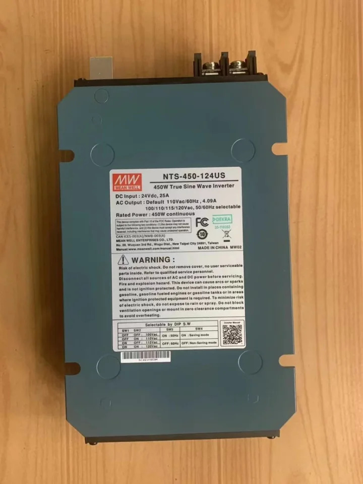 NTS Mingwei 전원공급장치 450W 사인파 CN/UN/EU 인버터 212/224/248 12V24V48-220