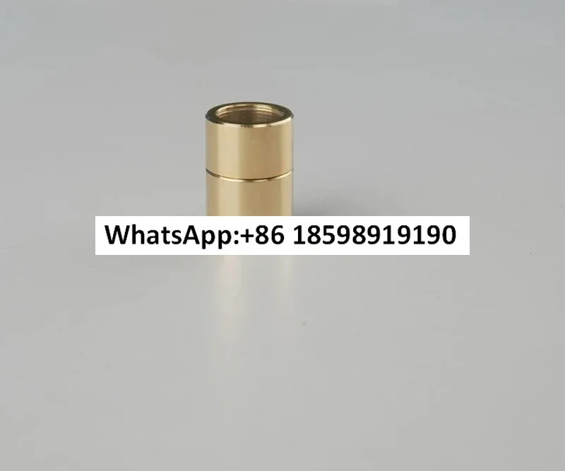 IPG 레이저 보호 창 D13xH12mm 골드 QBH 섬유 캡 출력 헤드