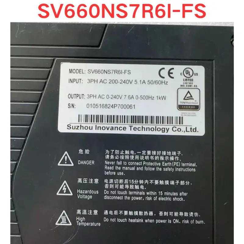 리퍼 Inovance 서보 드라이브 1.0KW SV660NS7R6I-FS 기능 OK
