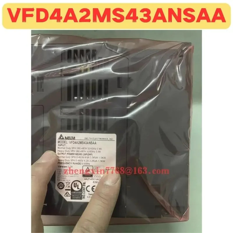 오리지널 주파수 변환기 VFD4A2MS43ANSAA