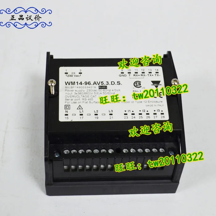 엔지니어링 기기 WM149653DS WM159653HOSX Carlo Gazzi
