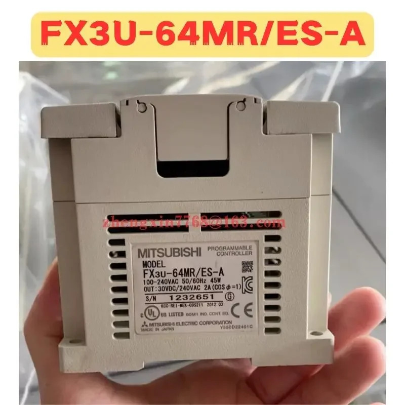 리퍼 PLC 프로그래밍 컨트롤러 FX3U-64MR/ES-A FX3U-64MR ES-A 정상 기능 완료