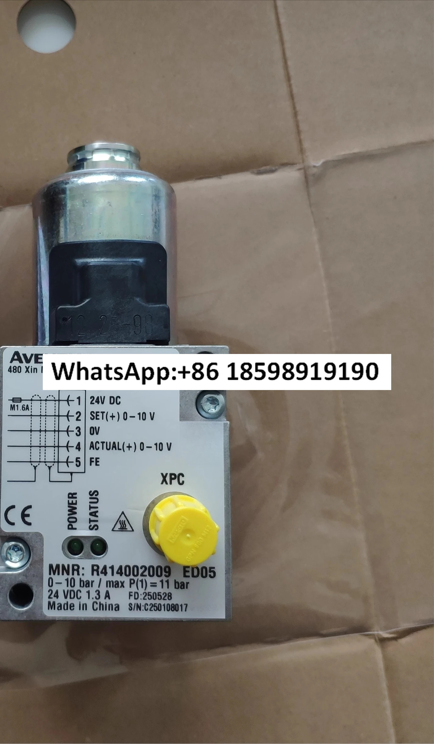독일 ED05 압력 조절 밸브 R414002009 R414002008 5610141310
