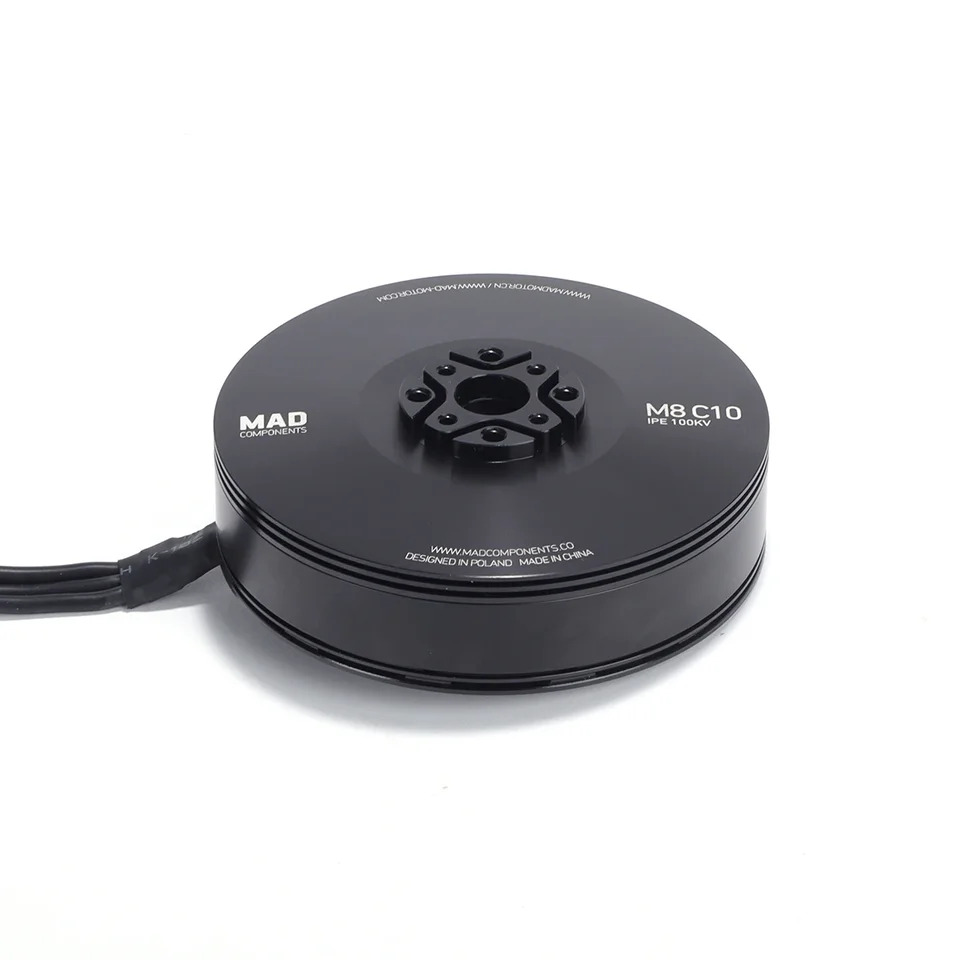 MAD M8C10 IPE 브러시리스 모터 BLDC 90KV 100KV 장거리 비행 시멀티로터 옥토콥터 비행기