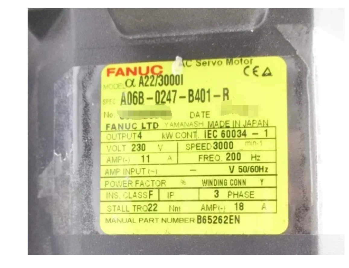 A06B-0247-B401 Fanuc AC 서보모터 리퍼 완료 A06B 0247 B401