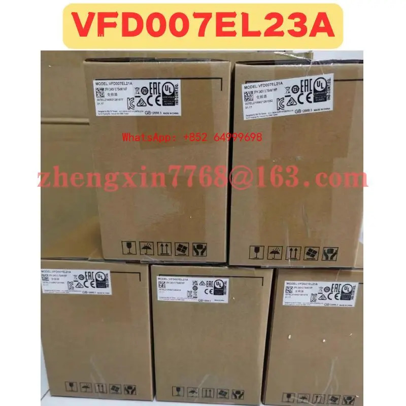 오리지널 주파수 변환기 VFD007EL23A 신