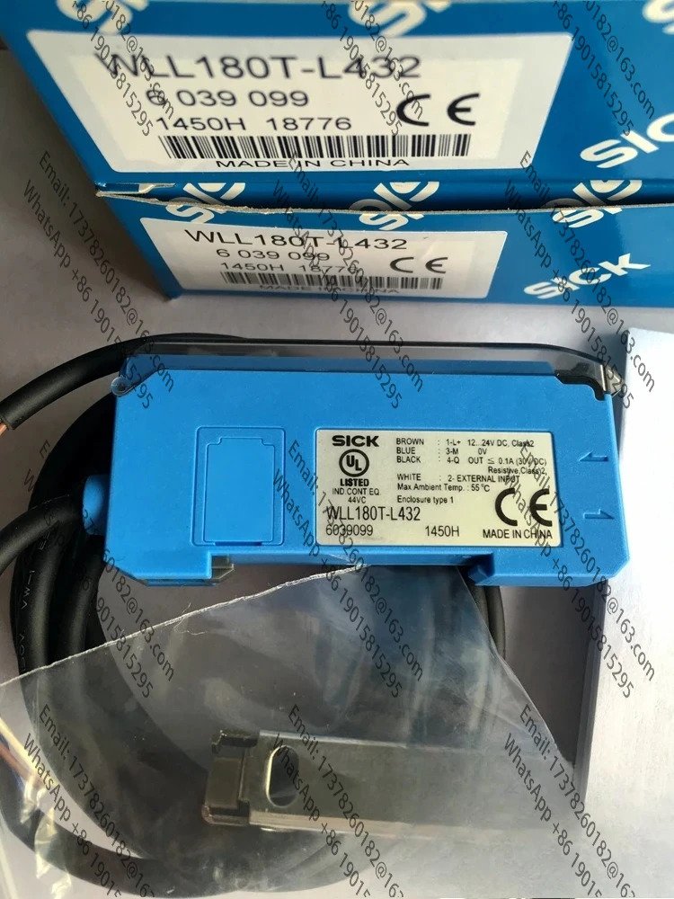WLL180T-L432 WLL180TM432 WLL180TE232 오리지널 SICK 광섬유 증폭기
