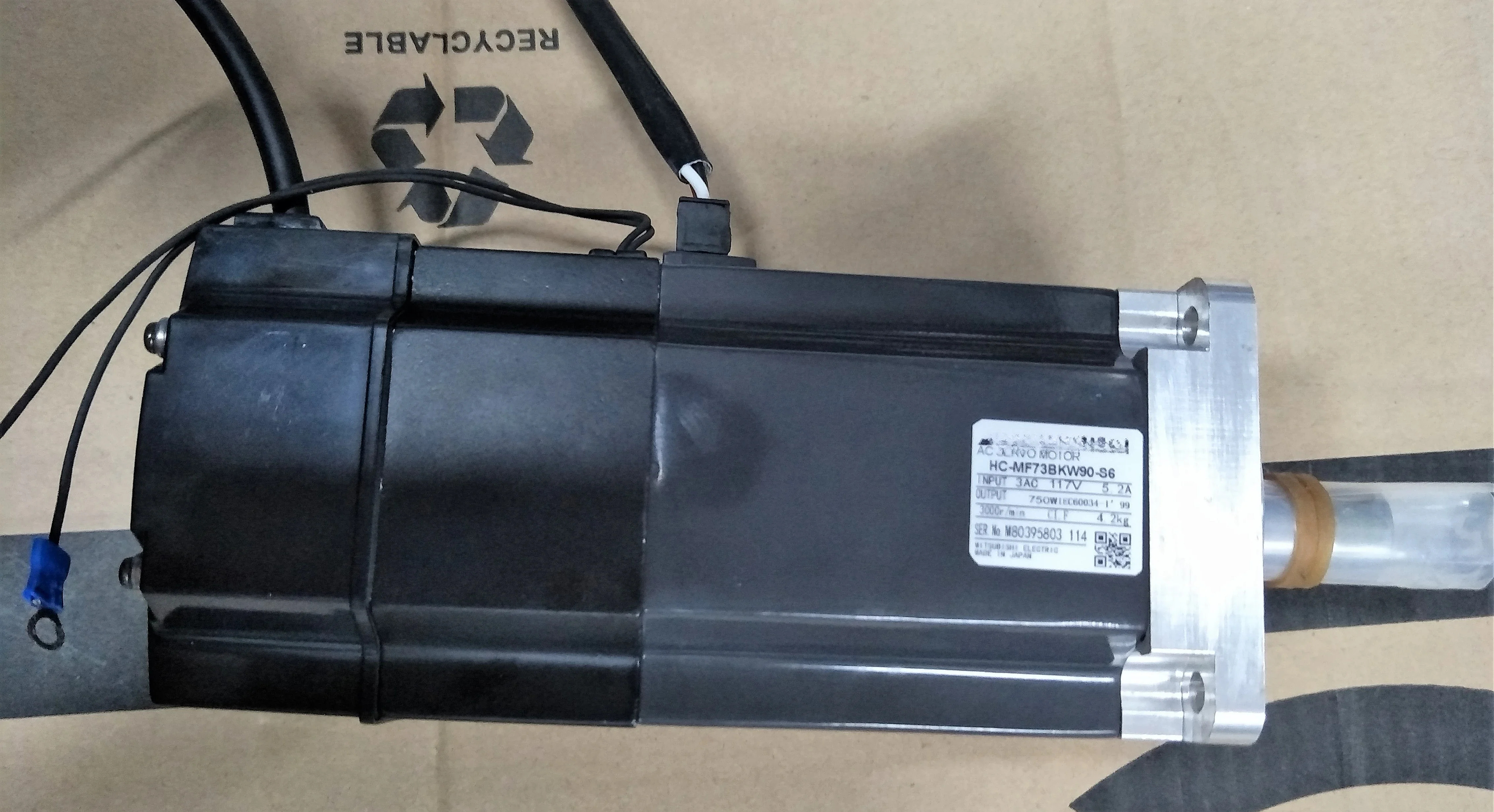 서보모터 HC-MF73BKW90-S6