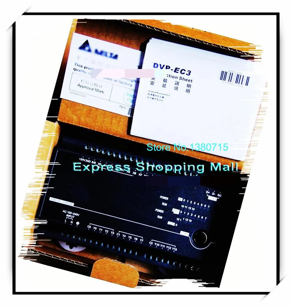 DVP24EC00R3 PLC EC3 시리즈 100-240VAC 12DI 12DO 릴레이 출력 신