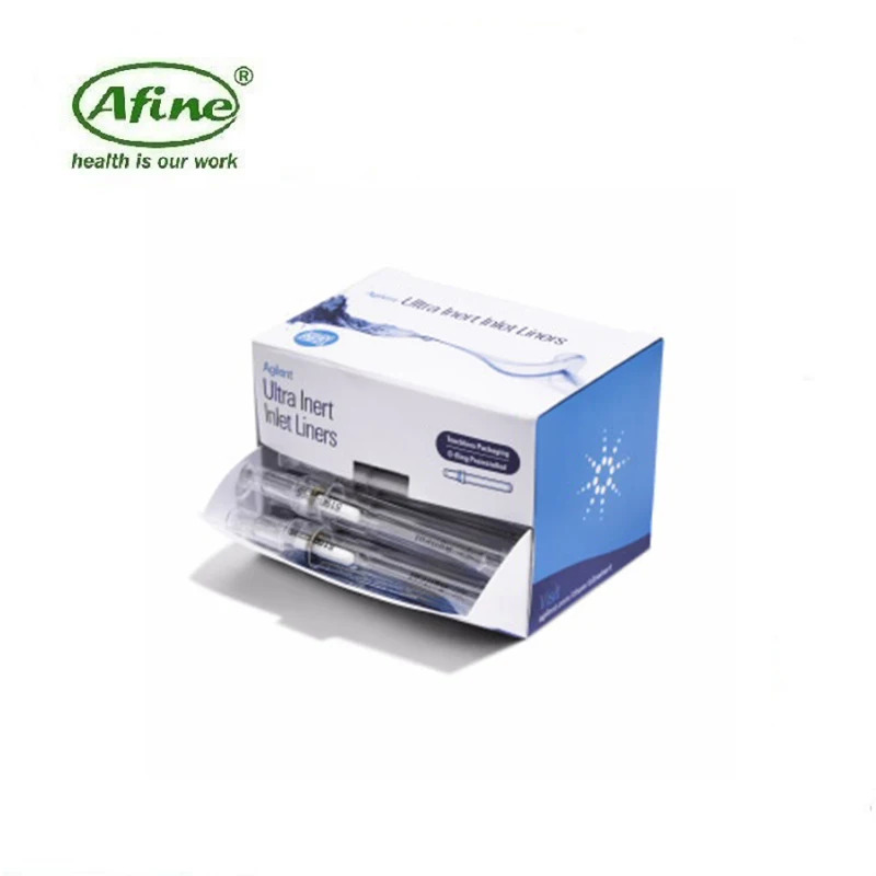 AFINE Agilent 비활성 입구 라이너 저압 강하 유리 울 5190-3169 25/pk