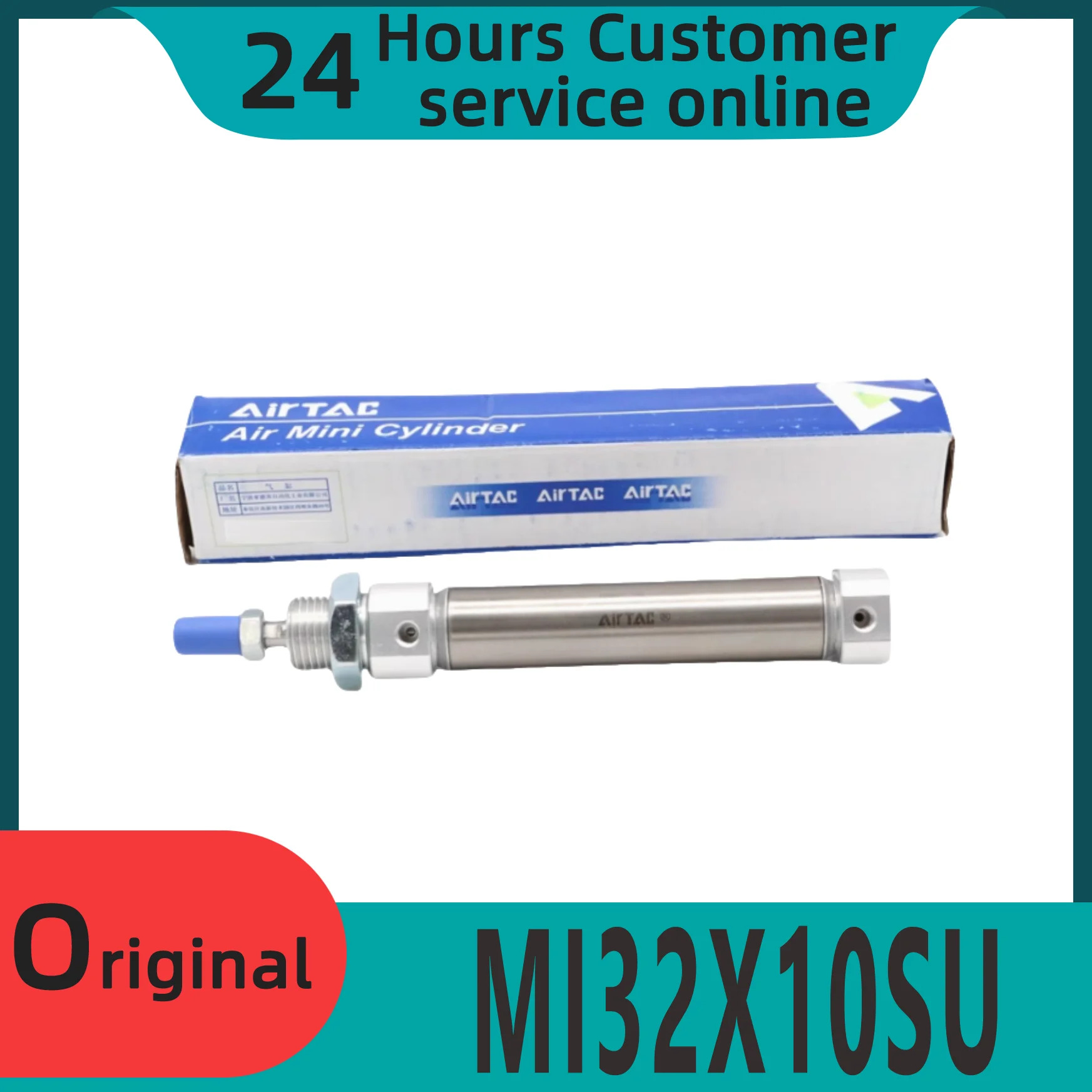 스테인레스 스틸 미니 실린더 MI32X10SU MI32X15SU MI32X20SU MI32X25SU MI32X30SU 신