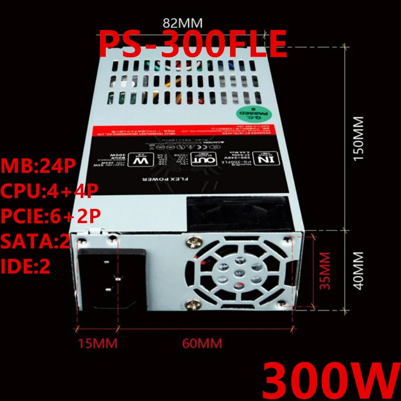 1stplayer ITX FLEX NASPSU 소형 1U A4 K39 S3 D01 RX560 X1650 X1050 정격 300W 전원공급장치 PS-300FLE 신