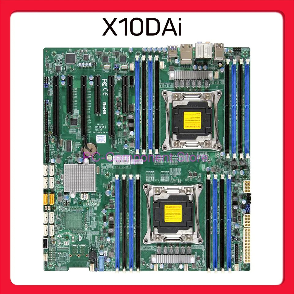 Supermicro 양방향 워크스테이션 C612 2011 멀티 그래픽 비디오 클립 이미지 렌더링X10DAi 산업패키지