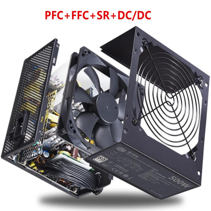 Cooler Master Storm 500 RTX2060 1660 저소음 전원공급장치 500W MPE-5001-ACABW 새 원본 PSU