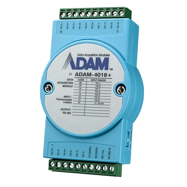 Advantech ADAM-4018 8 열전대 입력모듈 지지대 4 20mA