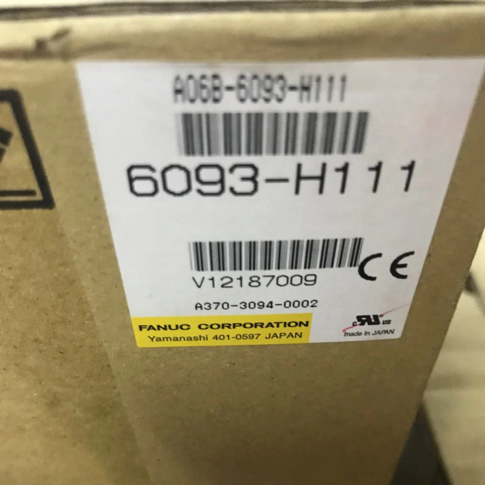 A06B-6093-H111 Fanuc 서보 드라이브 증폭기 장치 12개월 A06B 6093 H111