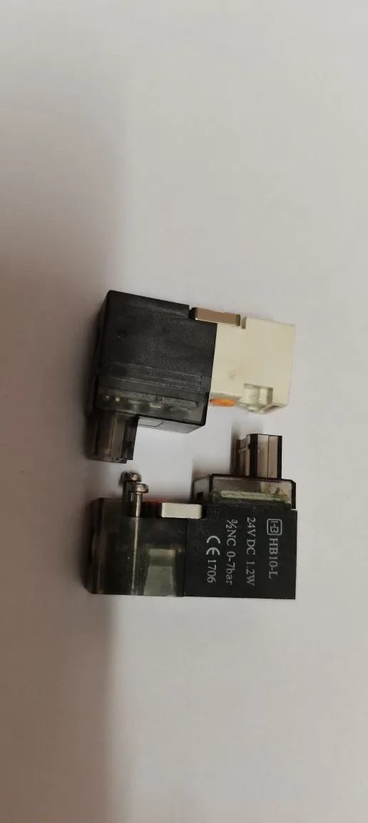 10PCS 전자기 밸브 코일 HB HB10-L DC24V 1.2w 2/2NC 0-7bar