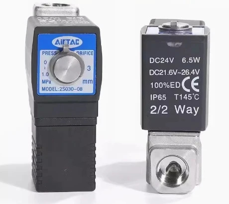 AirTAC 유체 솔레노이드 밸브 2S030-06 AC220V/DC24V 2S030-08 2S050-10 2KS05010A 2KS05010B