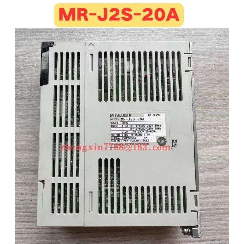 리퍼 서보 드라이브 MR-J2S-20A MR J2S 20A 정상 기능 완료