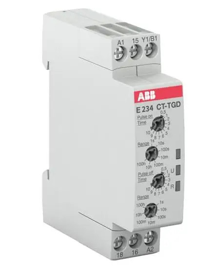 오리지널 ABB 타임 릴레이 CT-TGD.12 24-48VDC 24-240VAC 1c/o