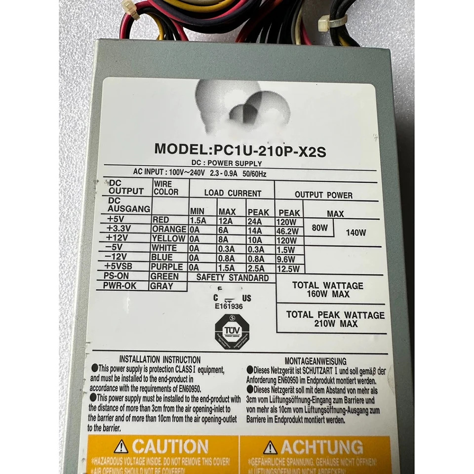 Nipron 산업컴퓨터전원공급장치 PC1U-210P-X2S