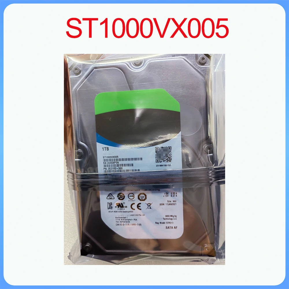 3.5 인치 하드 드라이브 ST4000DM004 4TB ST14000NM001G 14TB ST2000VX008 2T ST1000VX005 ST1000VN002 1T ST4000V