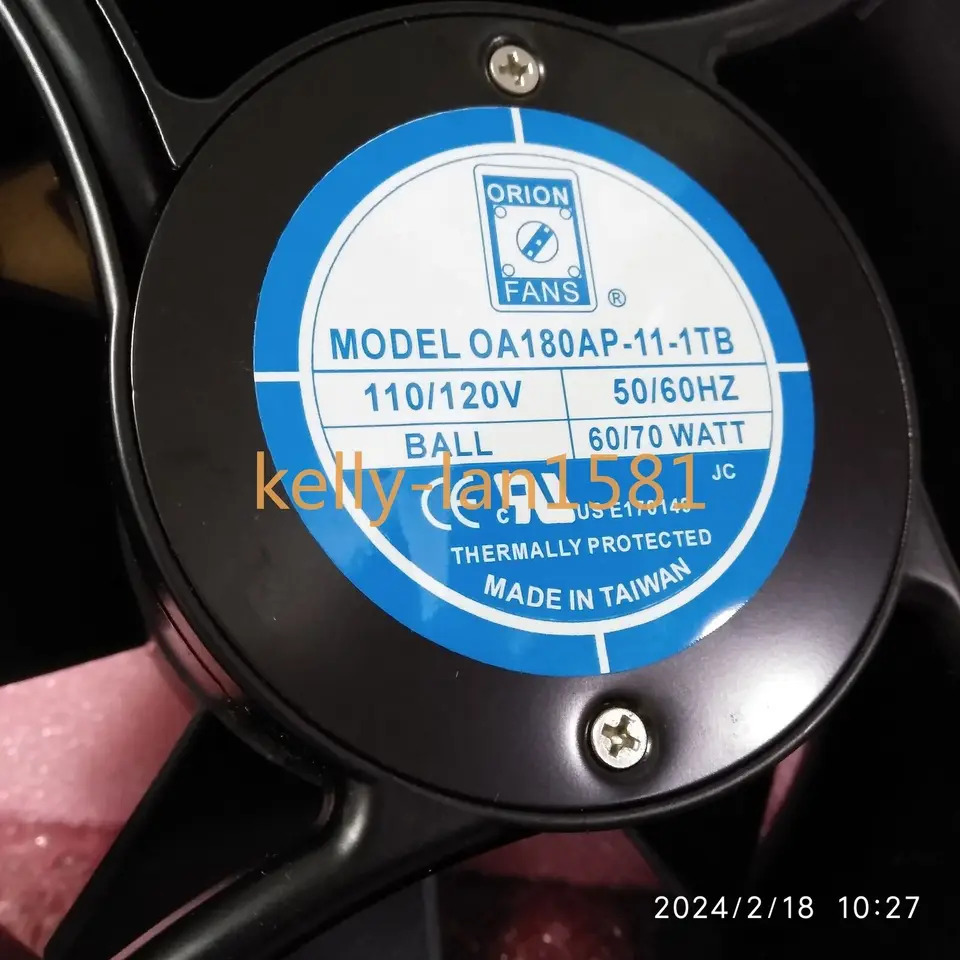 오리온 냉각팬 OA180AP-11-1TB AC 115VAC 70W