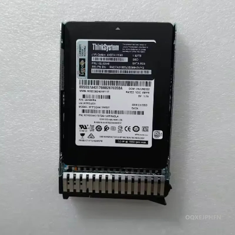 Lenovo호환 960GB 1.92TB 2.5 SATA SSD 4XB7A10154 01PE307 4XB7A17090 02JG546 480GB 4XB7A10158 01PE311새