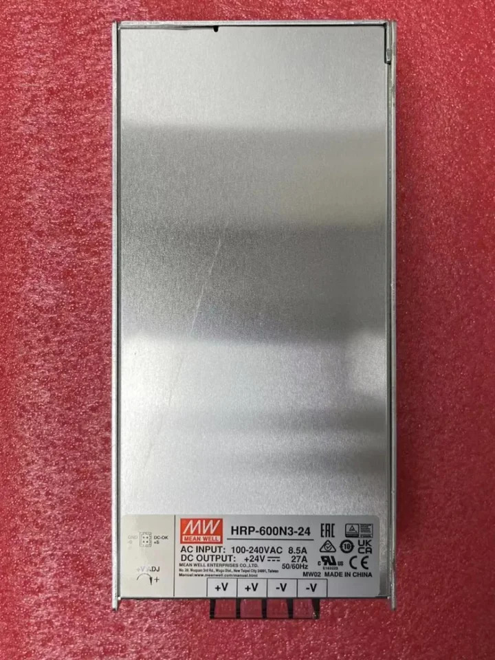 HRP-600N3 Mingwei 스위칭 전원공급장치 PFC 모터 피크 전력 350% 600W 12V 24V 36V 48V