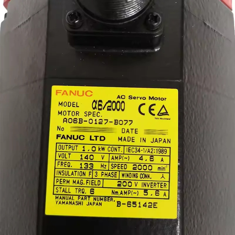 A06B-0127-B077 Fanuc 서보모터 리퍼 완료 A06B0127B077