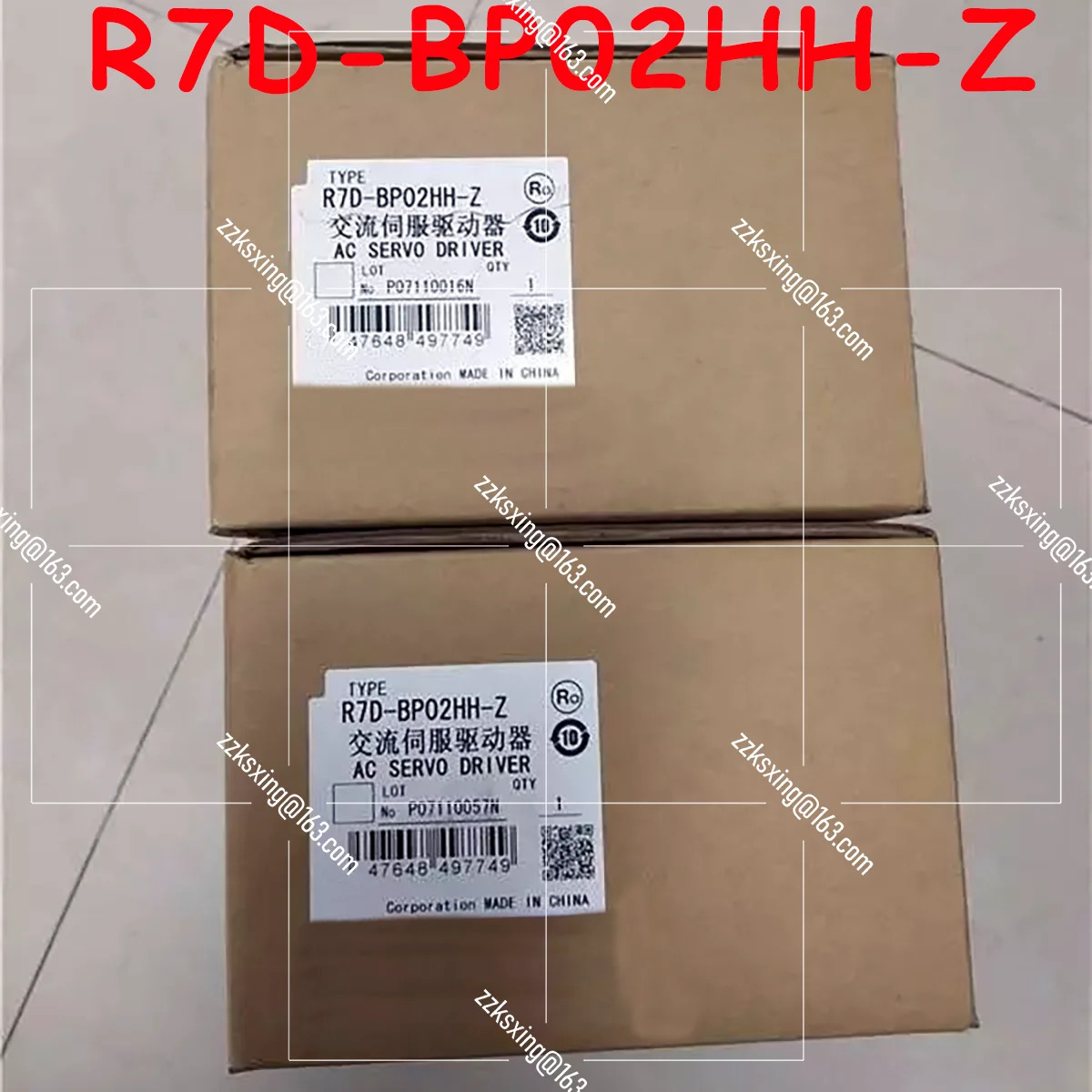 오리지널 R7D-BP02HH-Z AC 서보 드라이버 신
